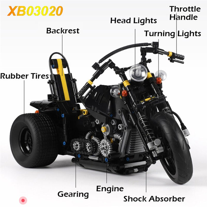[XB-03020] Black & Yellow Motorbike