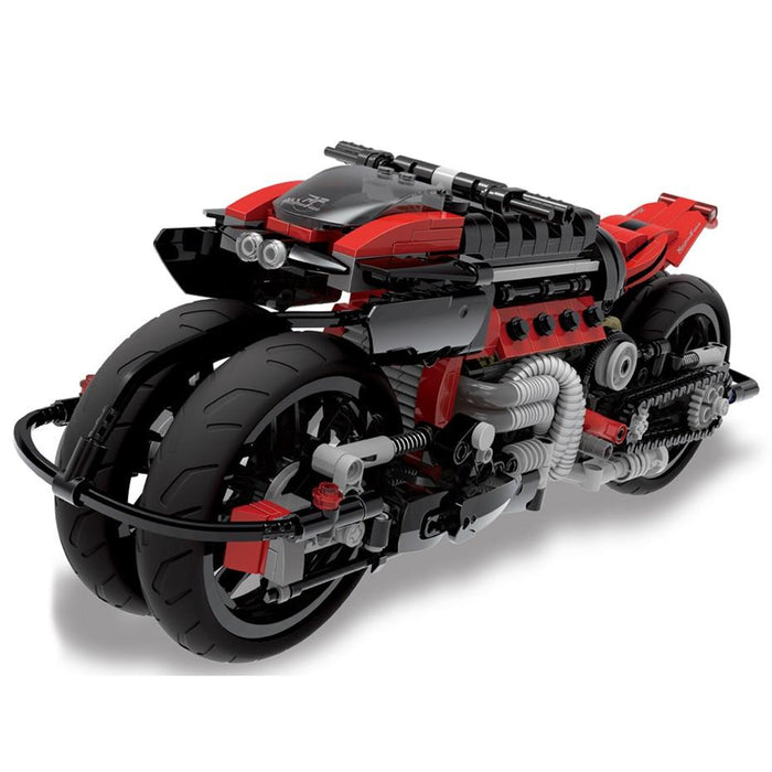 [XB-03021] Red Motorbike