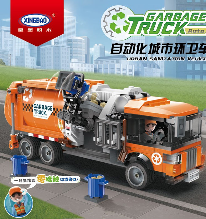 [XB-18017] Garbage Truck - Orange