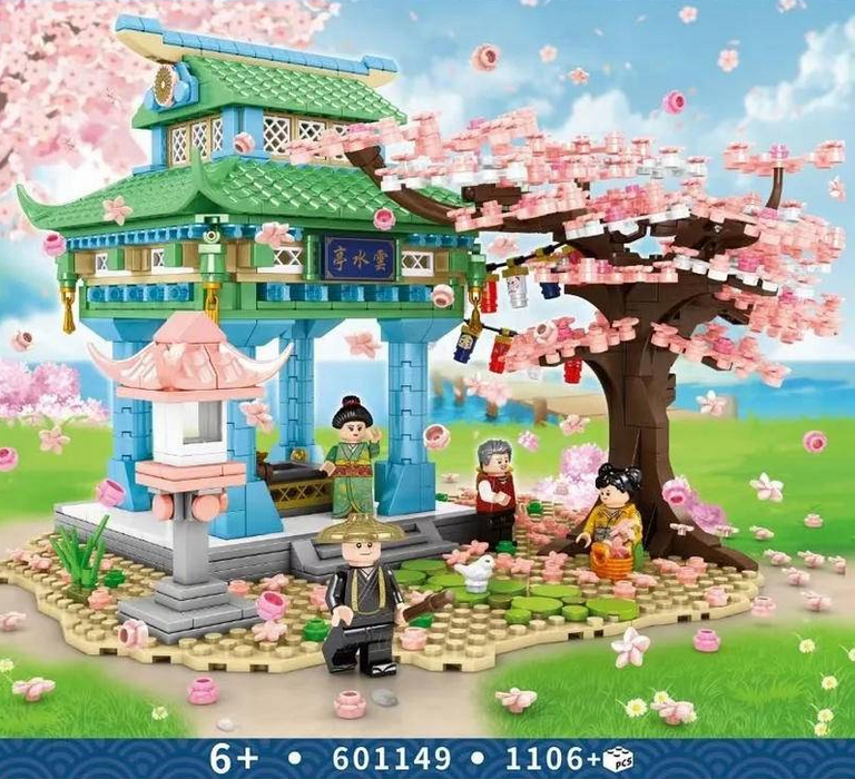 [S-601149] Japanese Street View: Sakura Pavilion