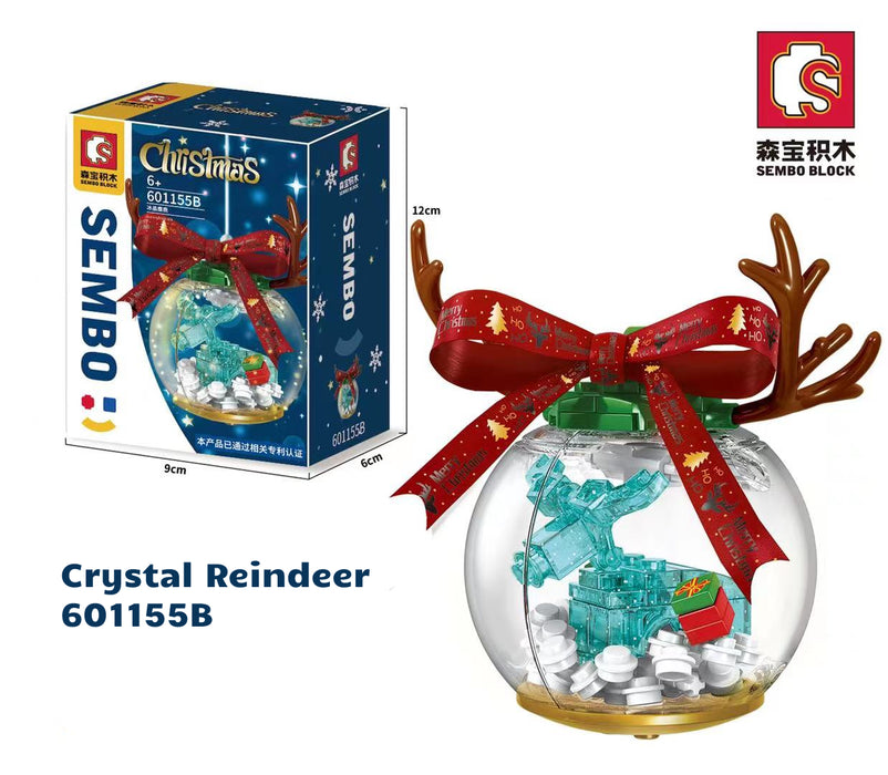 [S-601155] Crystal Ball Christmas Tree Decoration (4 Sets)
