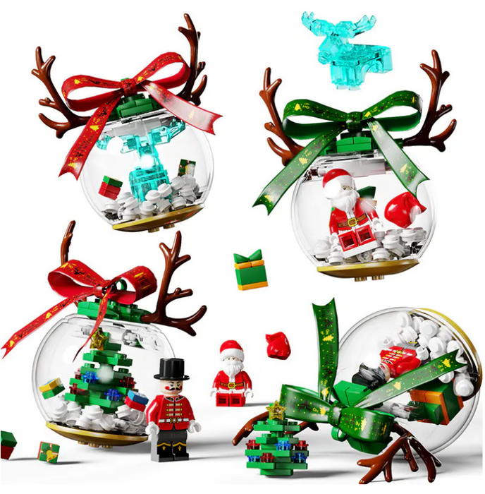 [S-601155] Christmas Crystal Ball Tree Decoration (4 Sets)