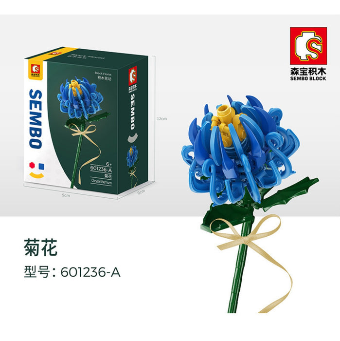 [S-601236] Chrysanthemum (Blue, Yellow, Pink)