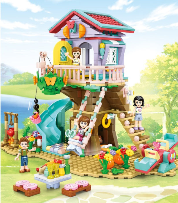 [S-604029C] Xiaoling Toys: Summer Camping Tree house (Incl. Lights)