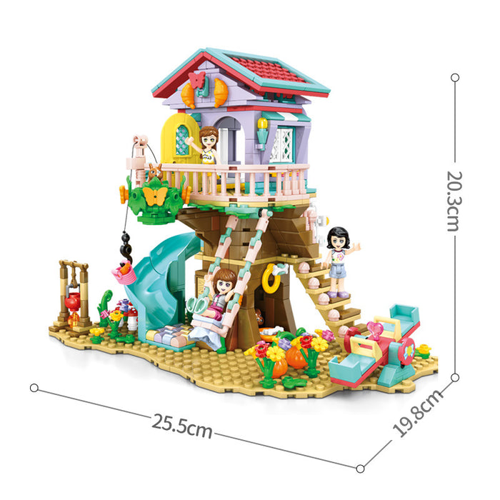 [S-604029C] Xiaoling Toys: Summer Camping Tree house (Incl. Lights)