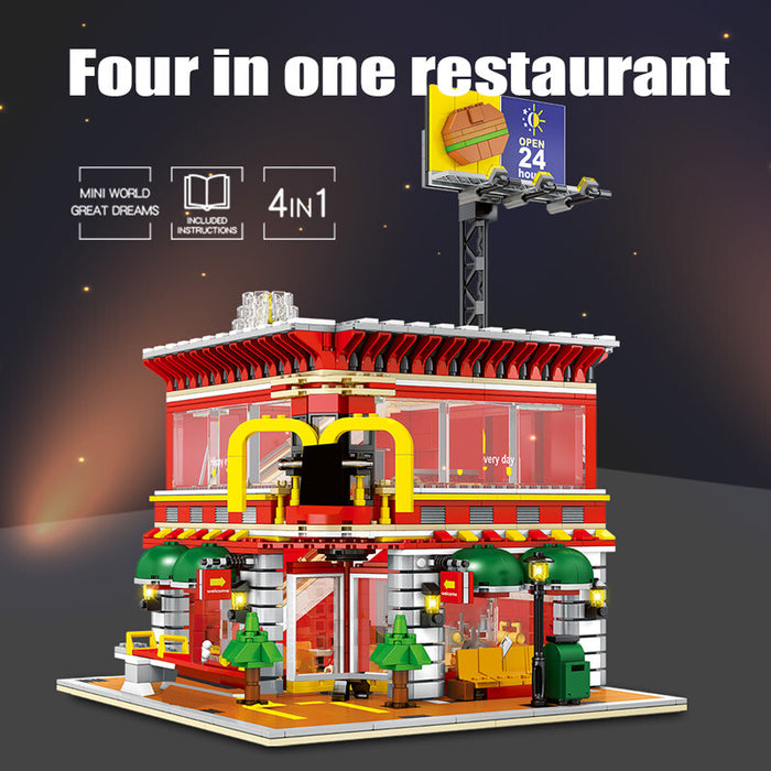 [SD6901] McDonald's Flagship Store (5-in-1) - Including lighting