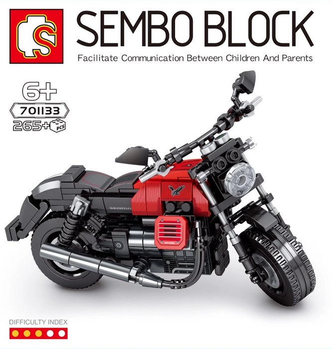 [S-701133] Black Eagle Motorcycle