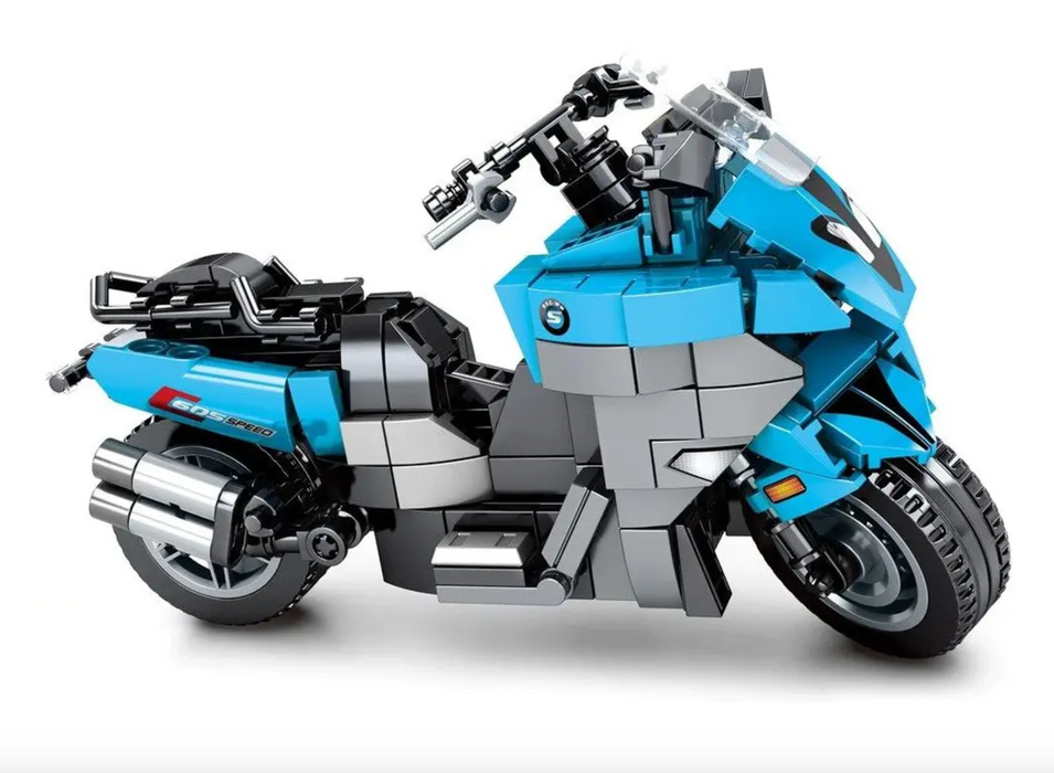 [S-701205] BMW Blue Waterbird Motorcycle